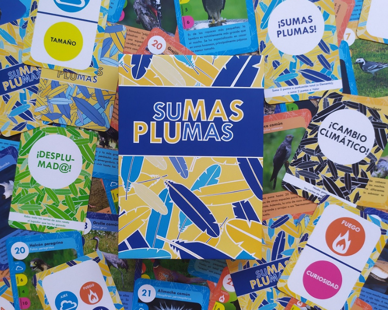 Sumas Plumas: un juego de cartas de aves que une diversión y divulgación
